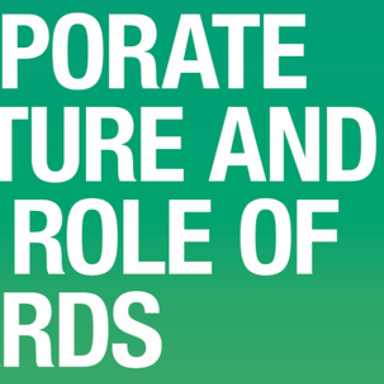 Headline image for page about Corporate Culture and the Role of Boards
