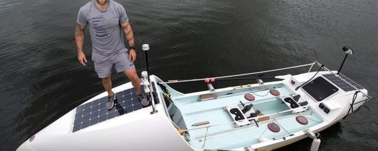 Headline image for page about This is my first rowing race…..across the Atlantic…..on my own