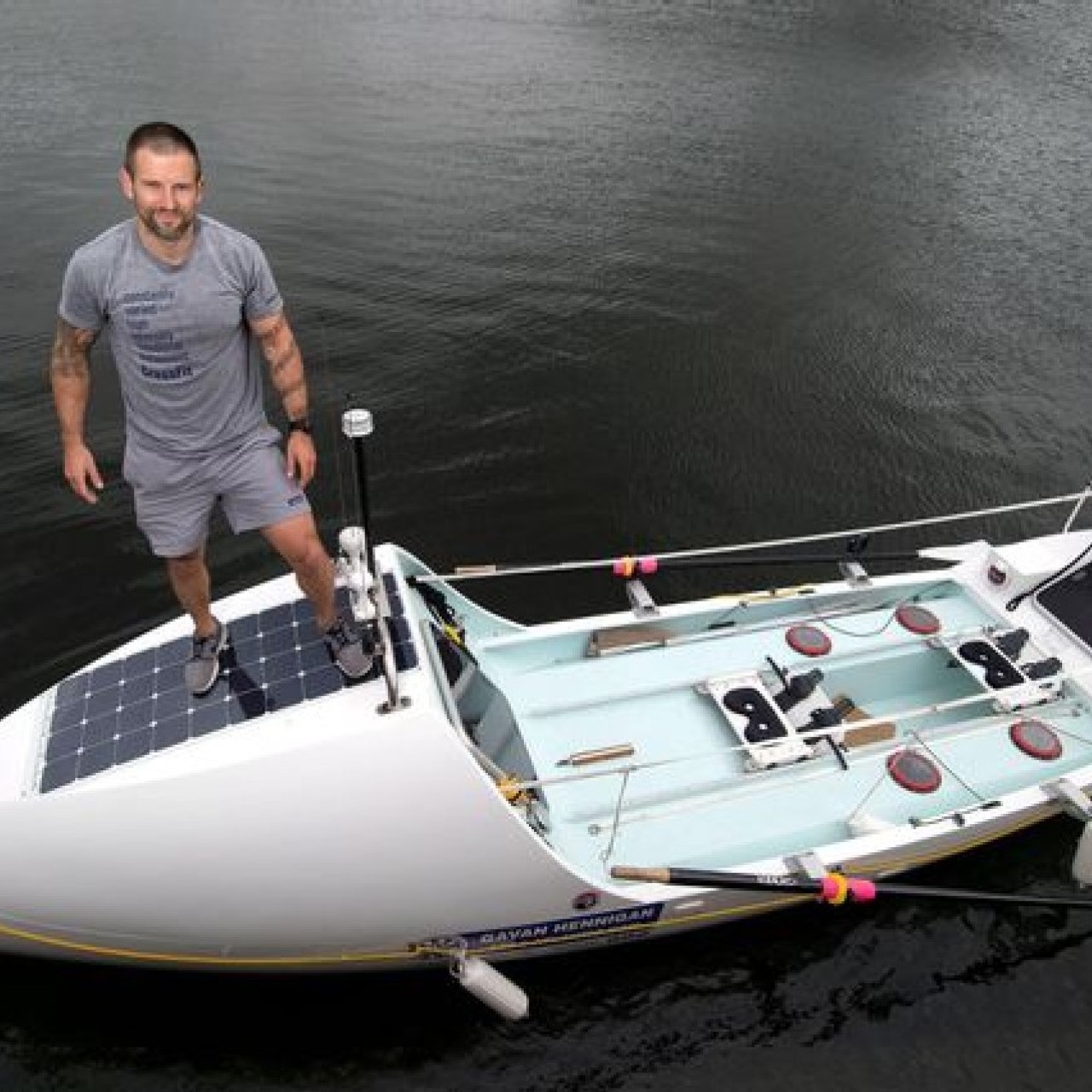 Headline image for page about This is my first rowing race…..across the Atlantic…..on my own